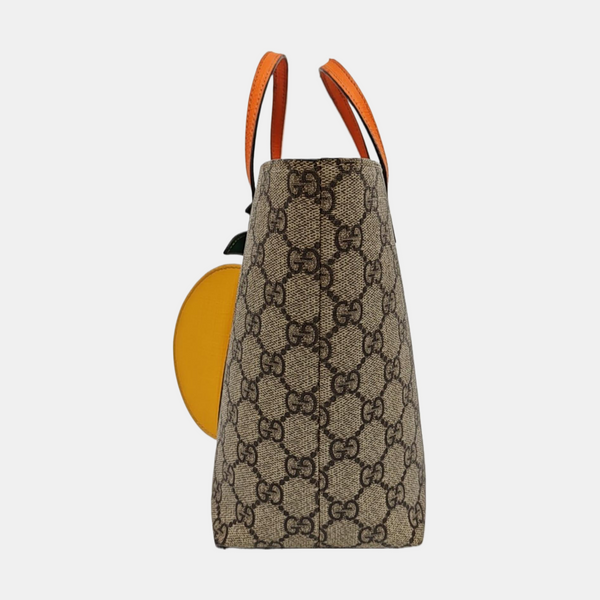 Children’s GG Bucket Monogram Coated Canvas Beige