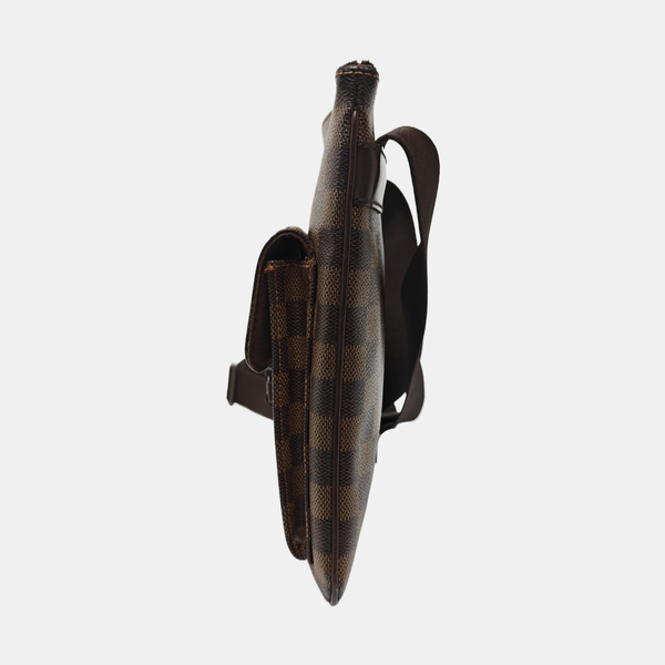 MELVILLE Damier Ebene Coated Canvas Brown