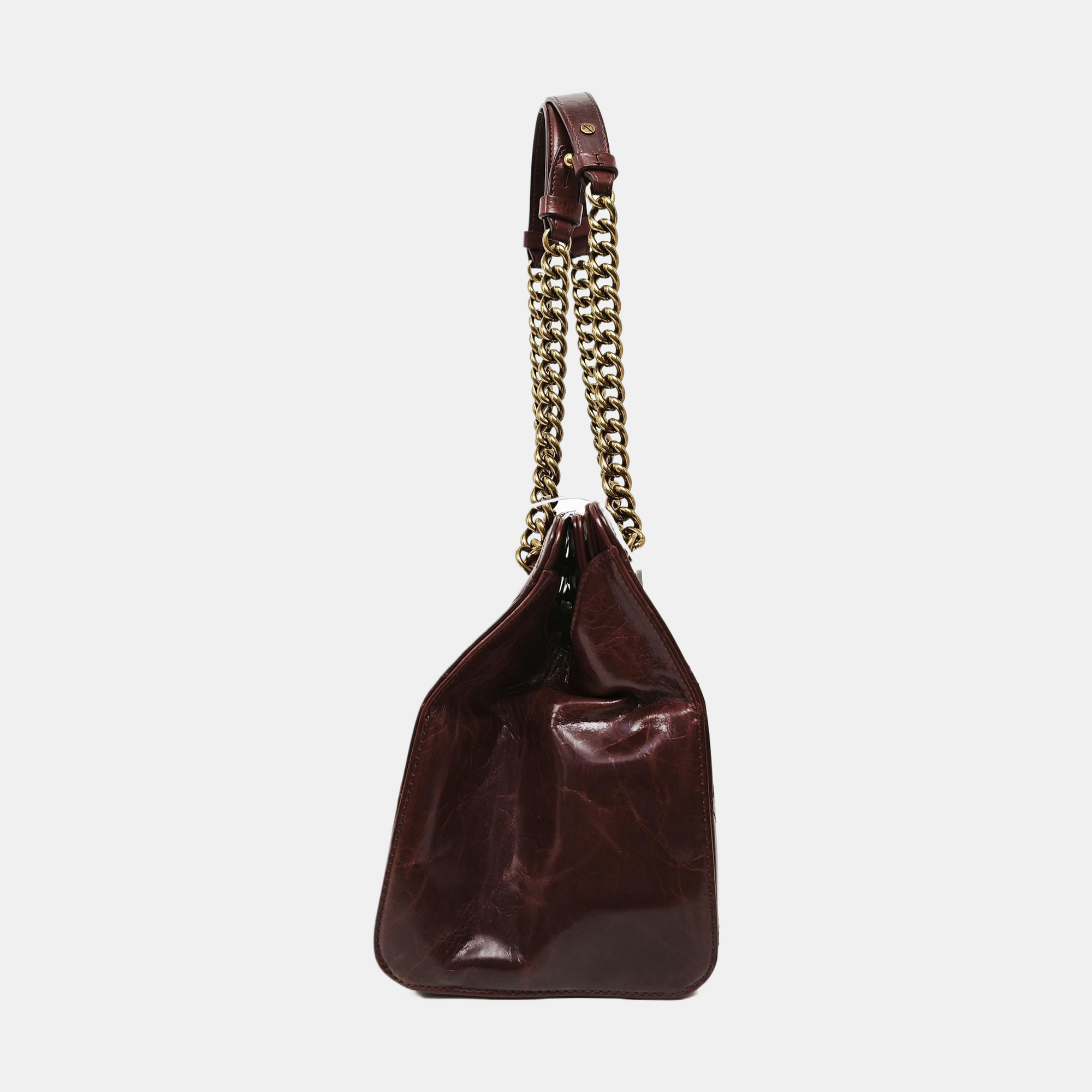 Quilted Calfskin Tote Bag Red
