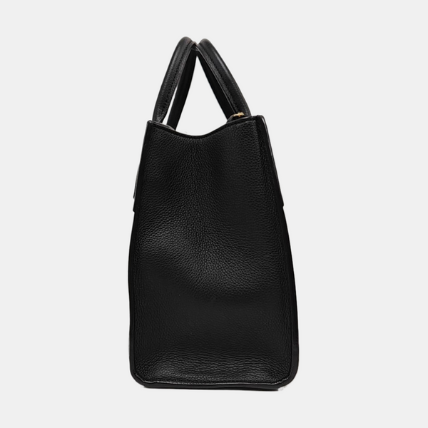 CITY STEAMER PM Calfskin Black