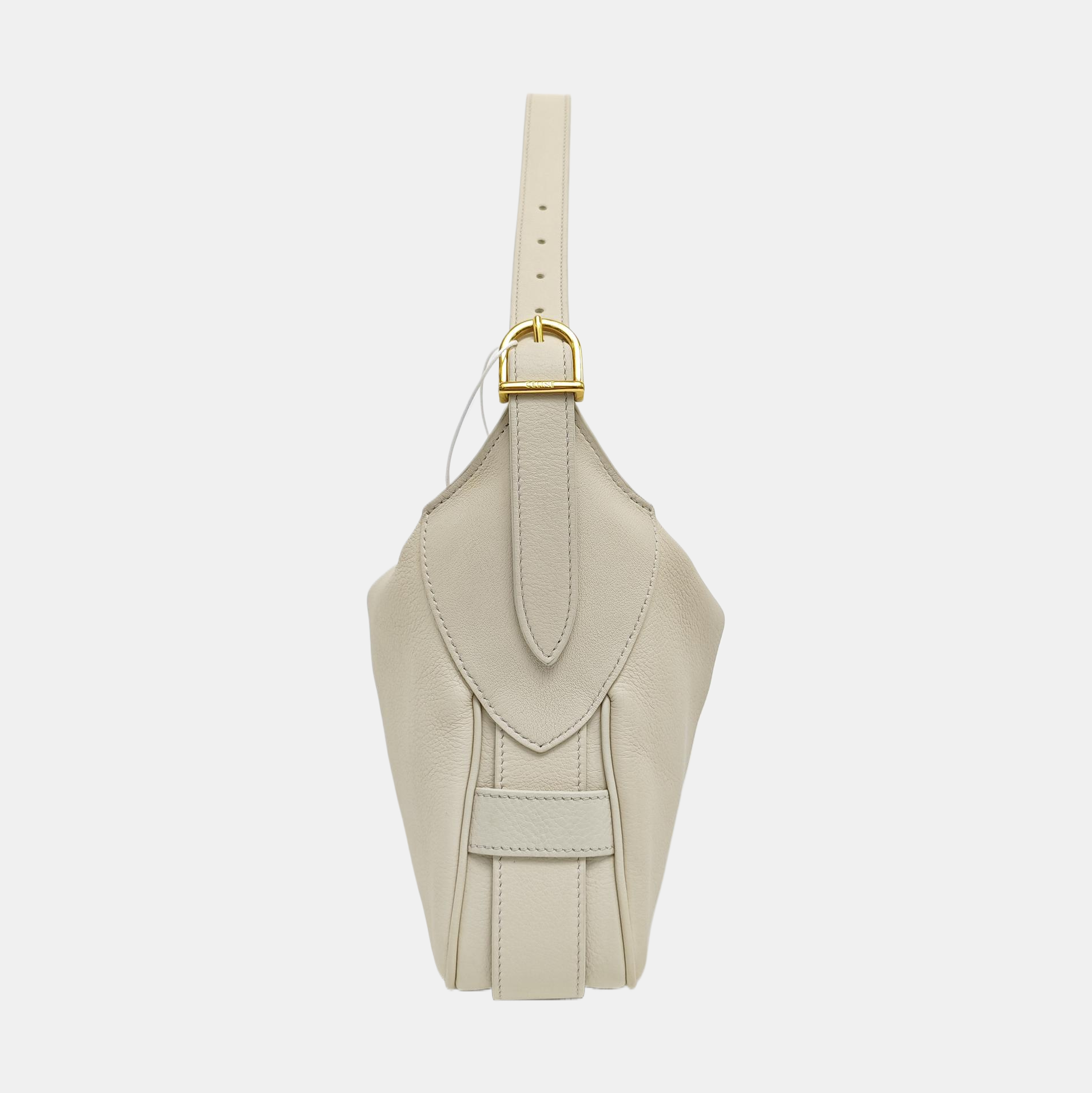 NEW HOBO Calfskin White