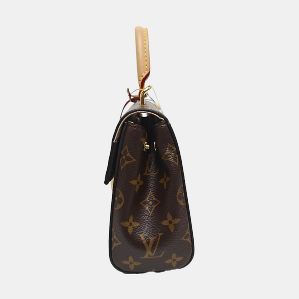 CLUNY PM Monogram Coated Canvas Brown