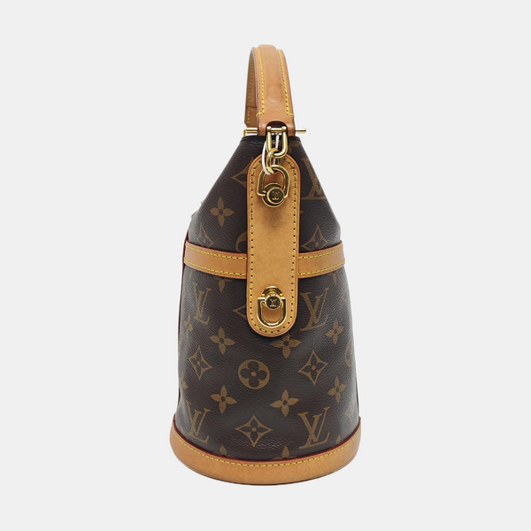 DUFFLE Monogram Coated Canvas Brown