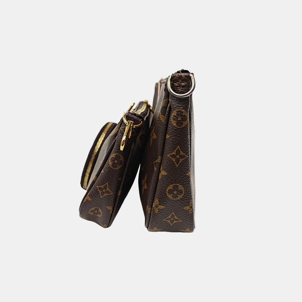 MULTI Monogram Coated Canvas Brown