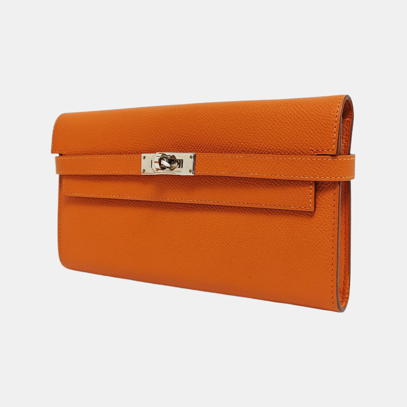 Kelly Epsom Orange Wallet