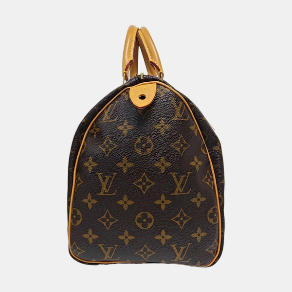 SPEEDY 30 Lona revestida Monogram marrón