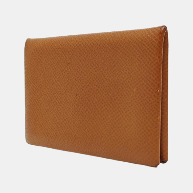 Calvi Epsom Brown Card Holder