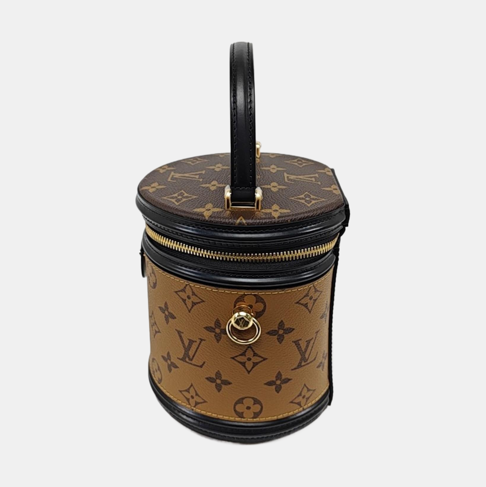 CANNES PM Monogram Coated Canvas Brown