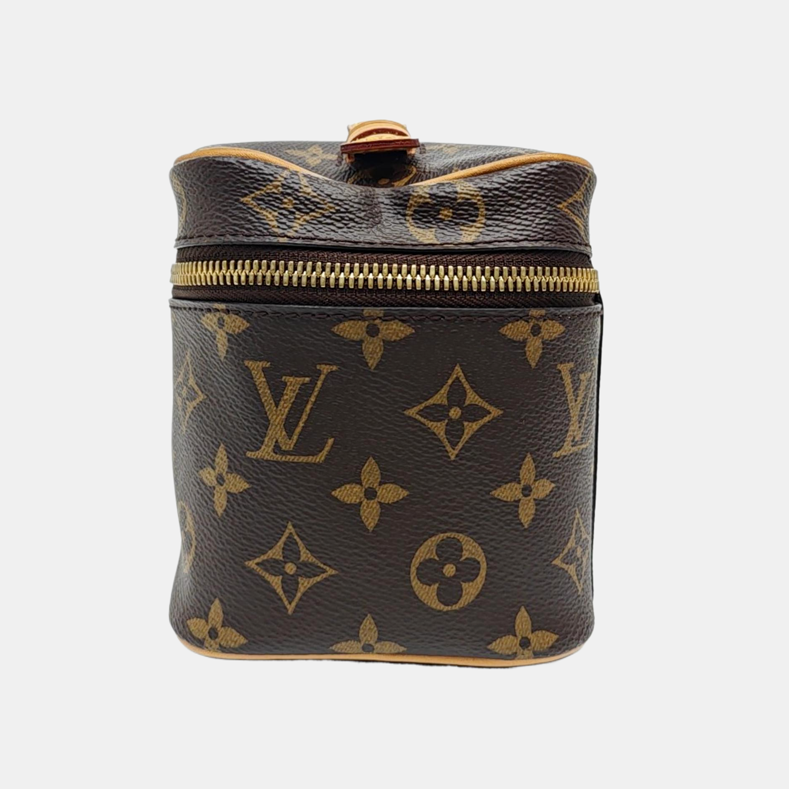 NICE Mini Monogram Coated Canvas Brown