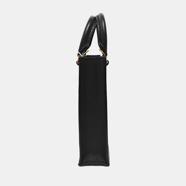 SAC PLAT Mini Monogram Calfskin Black