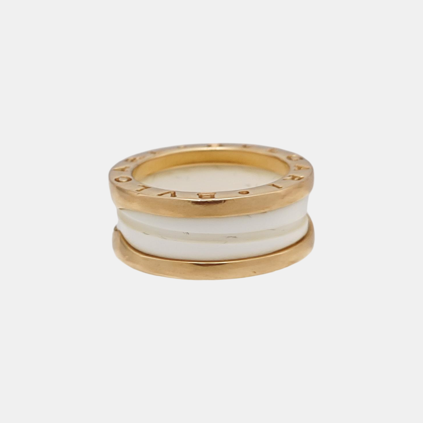 B.ZERO1 18k Rose Gold Ring EU 50
