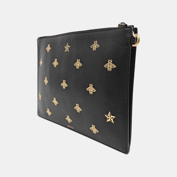 Calfskin Clutch Black
