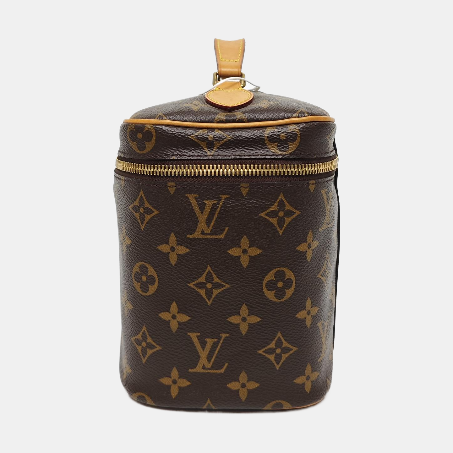 NICE BB Monogram Coated Canvas Brown