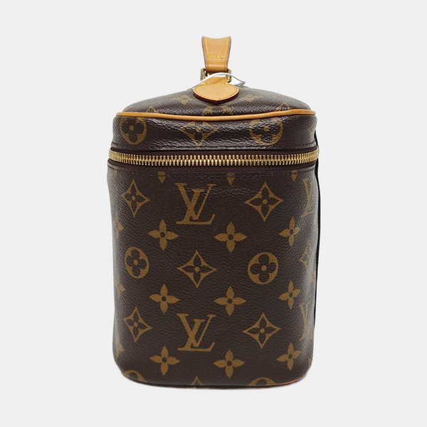 NICE BB Monogram Coated Canvas Brown