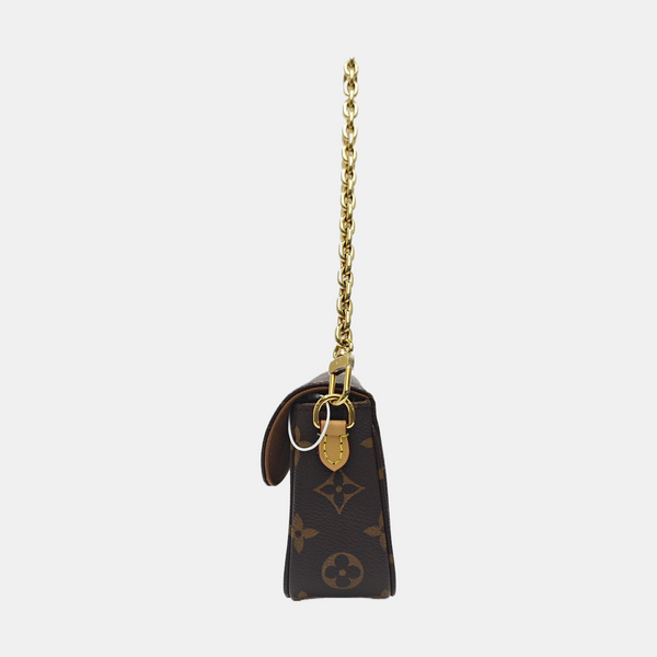 IVY Monogram Coated Canvas Brown