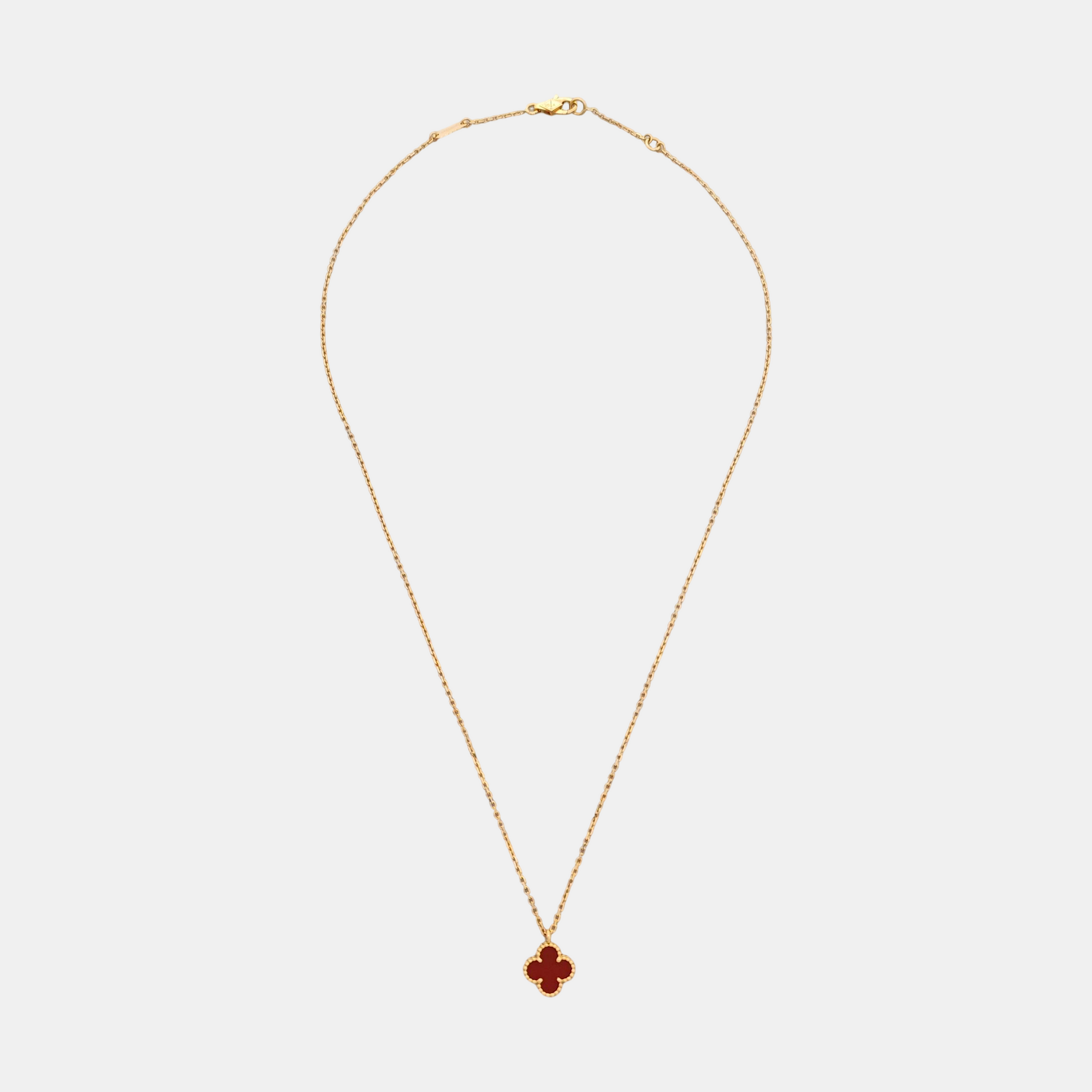 Sweet Alhambra 18k Rose Gold Necklace