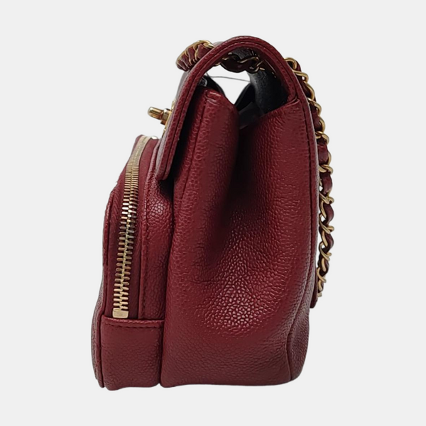Grained Calfskin Red