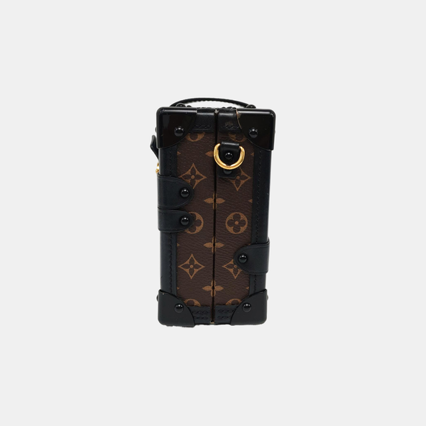 PETITE MALLE Monogram Coated Canvas Brown