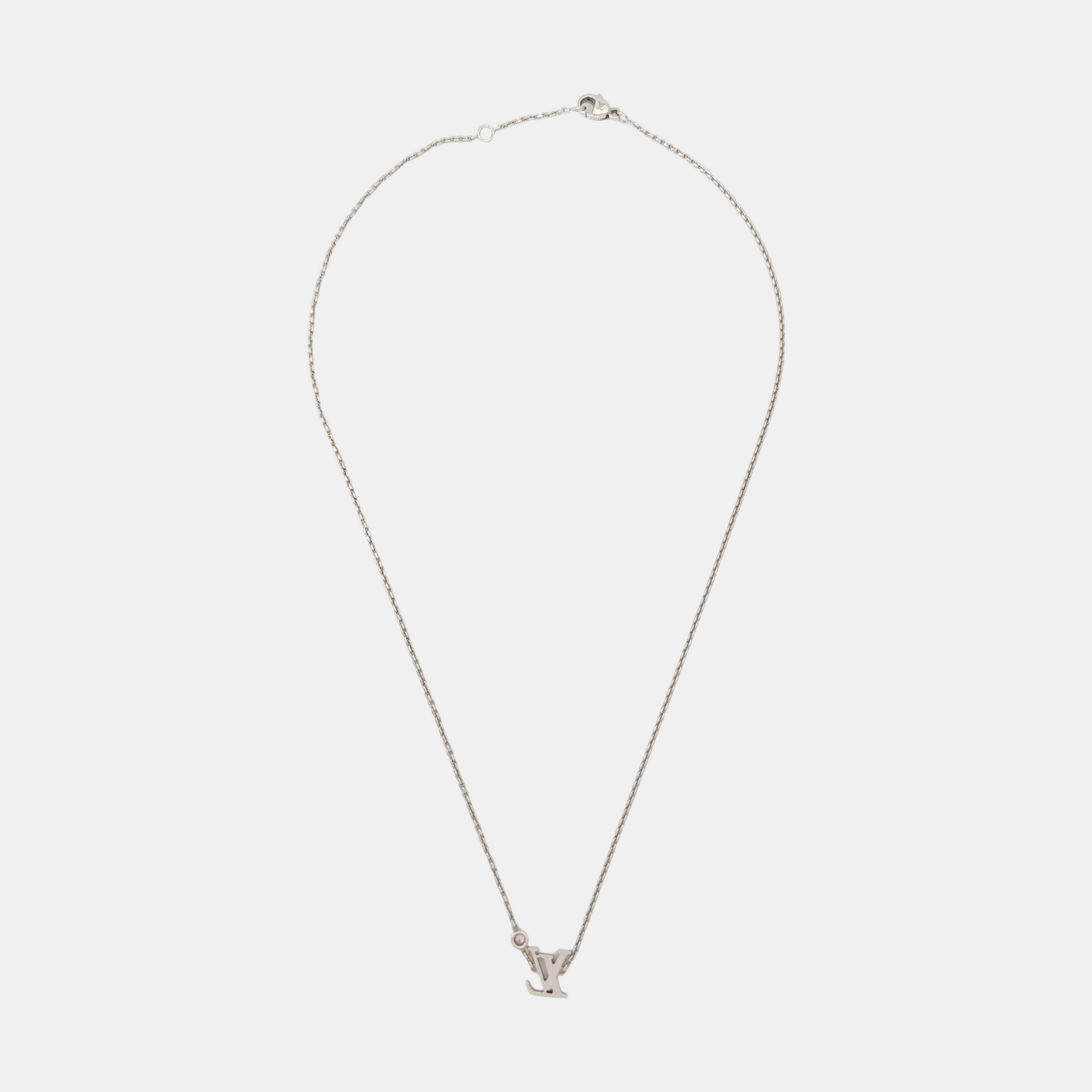 IDYLLE BLOSSOM 18k White Gold Silver Necklace