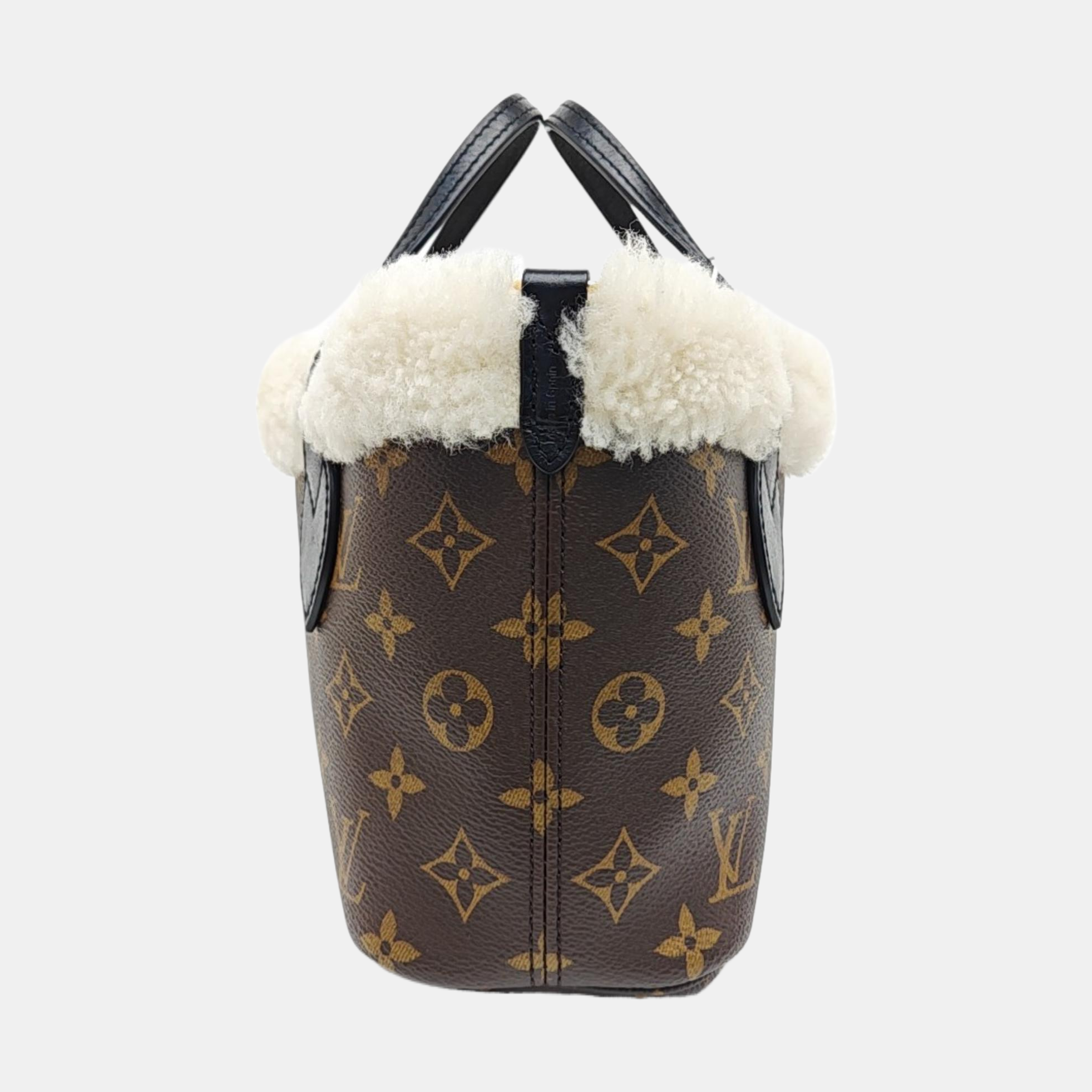 NEVERFULL INSIDE OUT BB Monogram Coated Canvas Brown