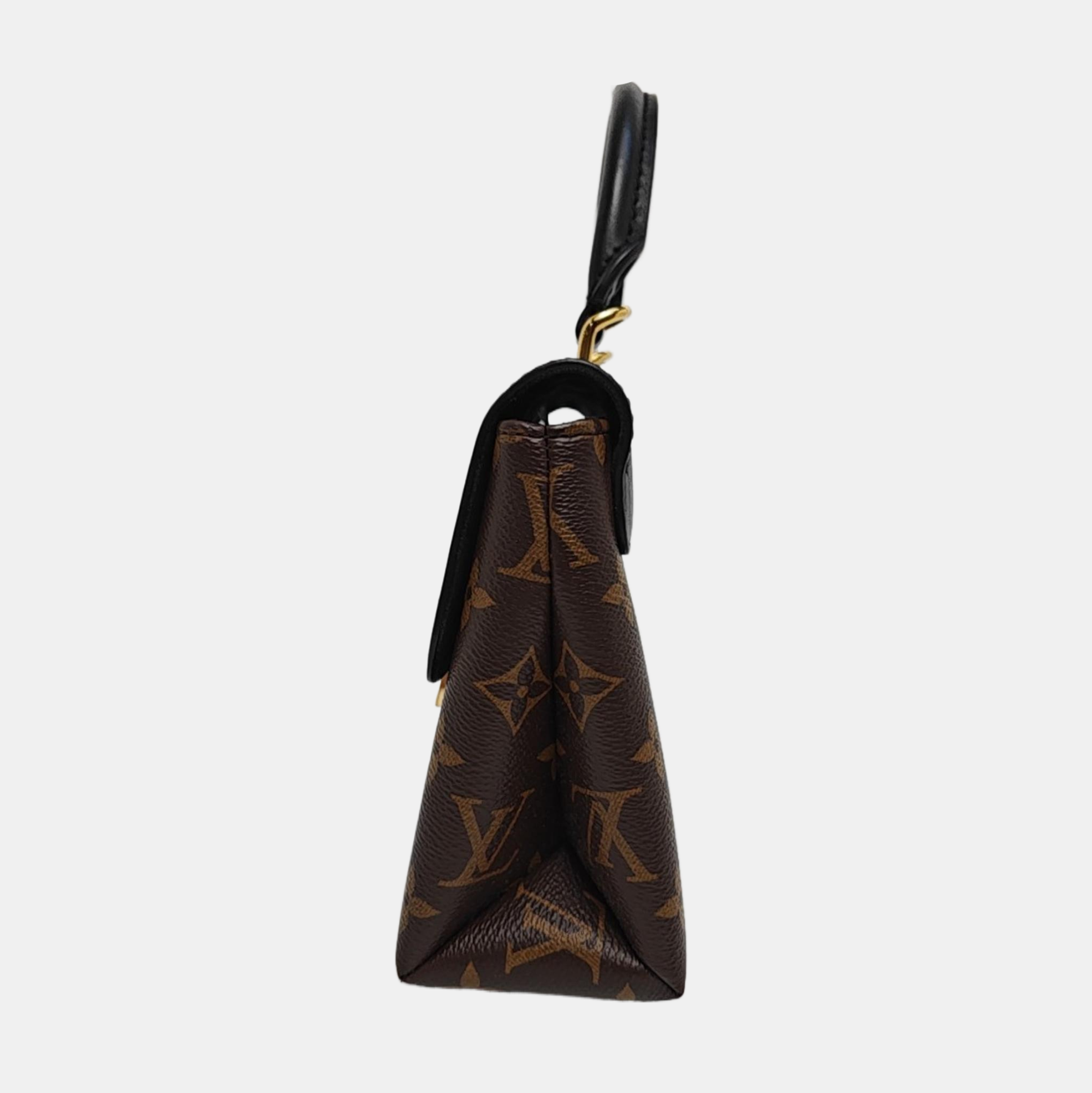 LOCKY BB Monogram Coated Canvas Brown