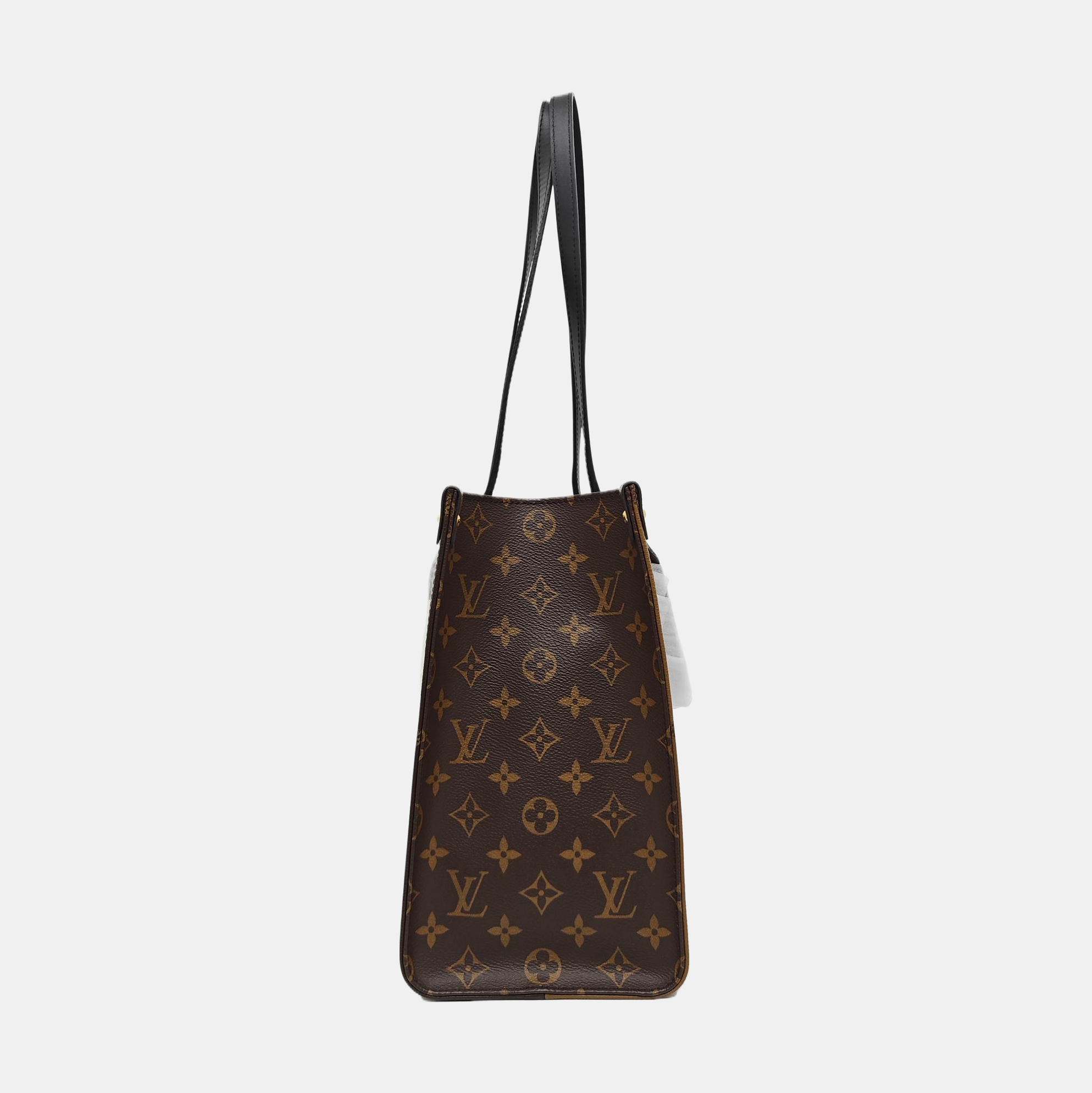 ONTHEGO MM Monogram Coated Canvas Brown