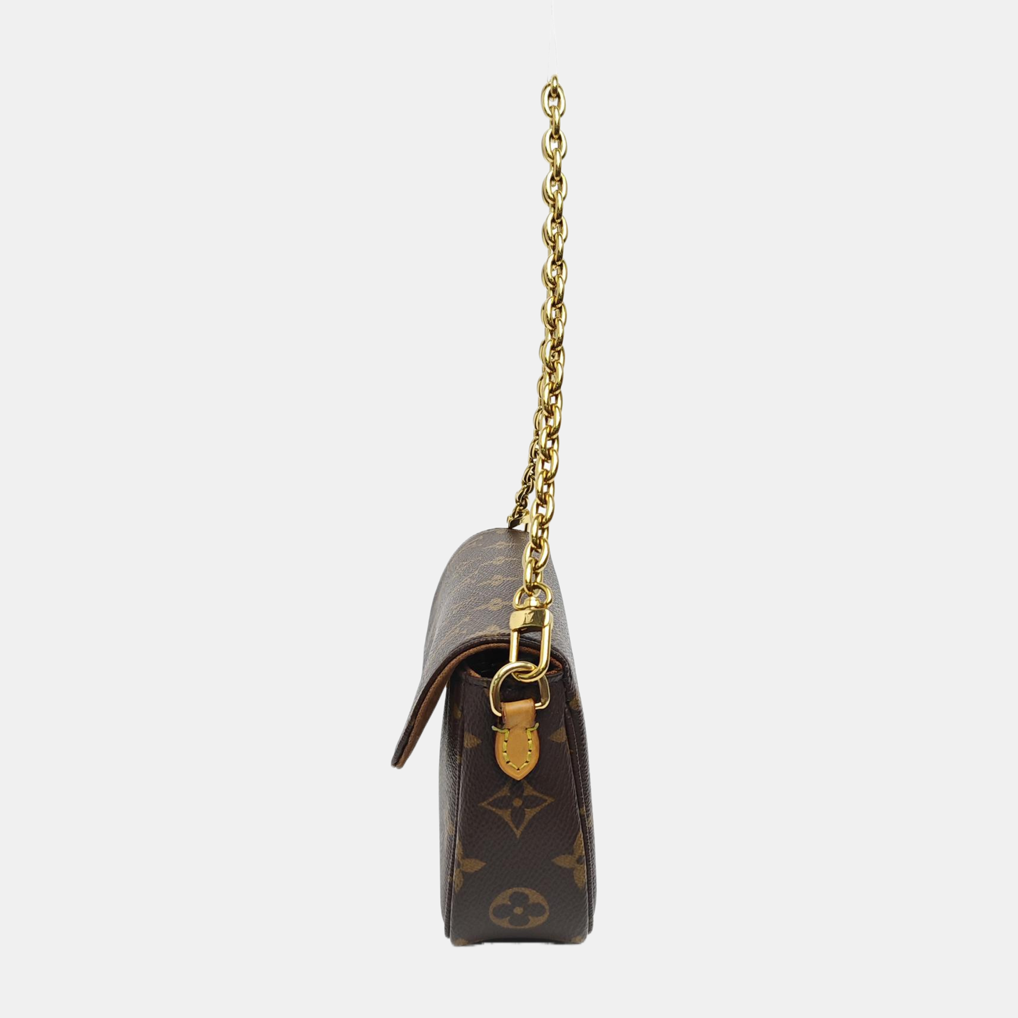 IVY Monogram Coated Canvas Brown
