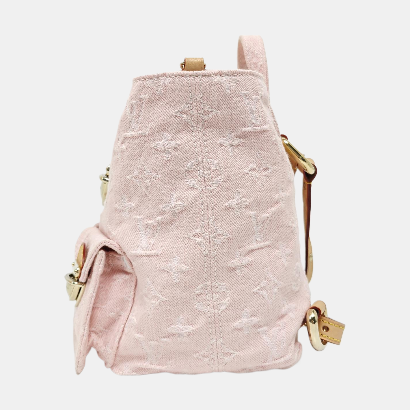 VENICE Monogram Denim Pink