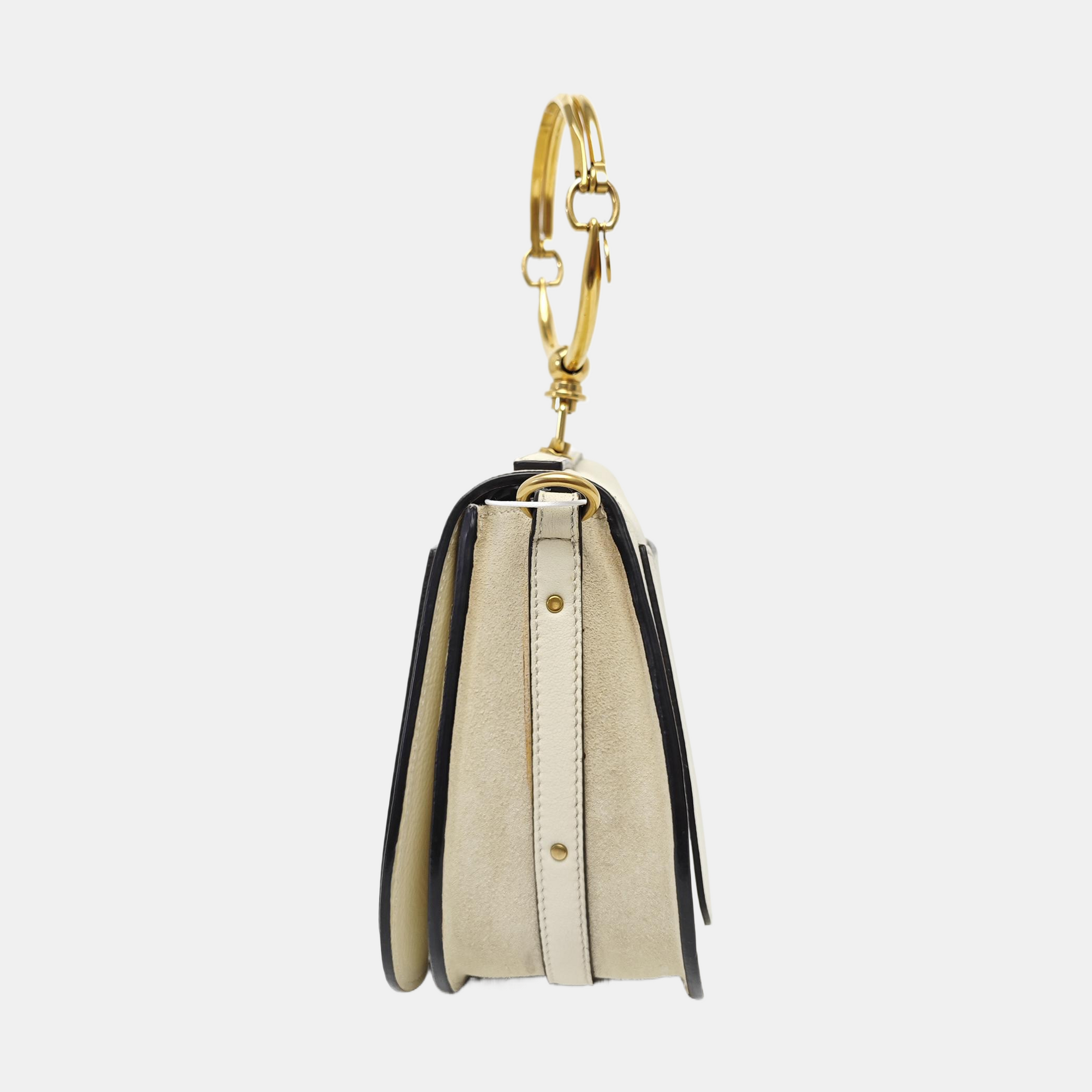 Nile Medium Calfskin White