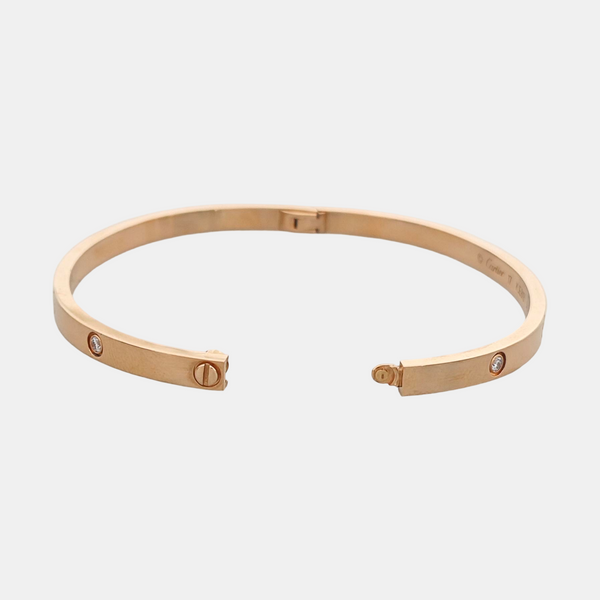 LOVE 18k Rose Gold Bangle