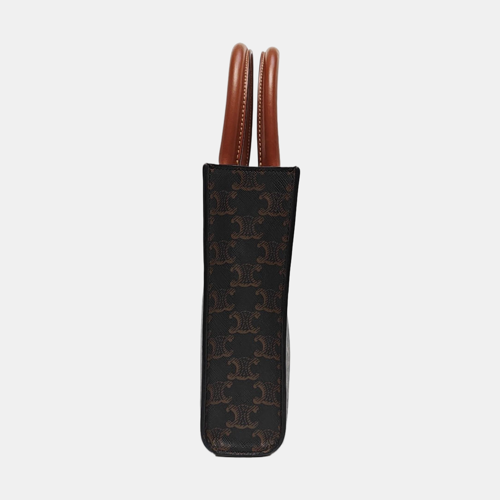 CABAS CELINE Mini Coated Canvas Brown