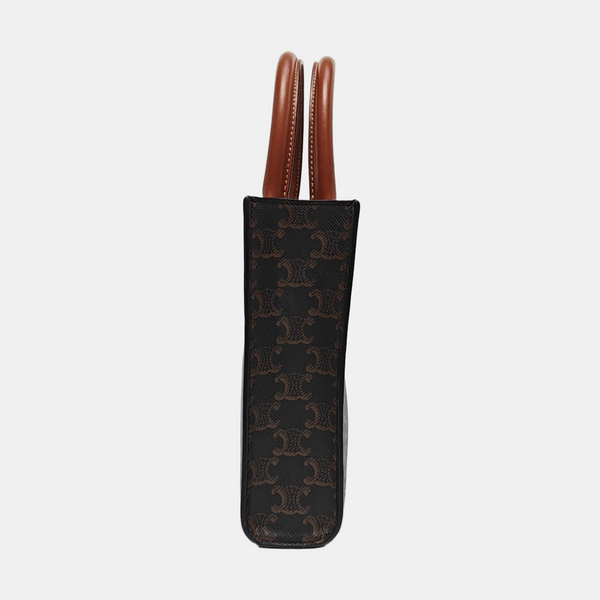 CABAS CELINE Mini Coated Canvas Brown