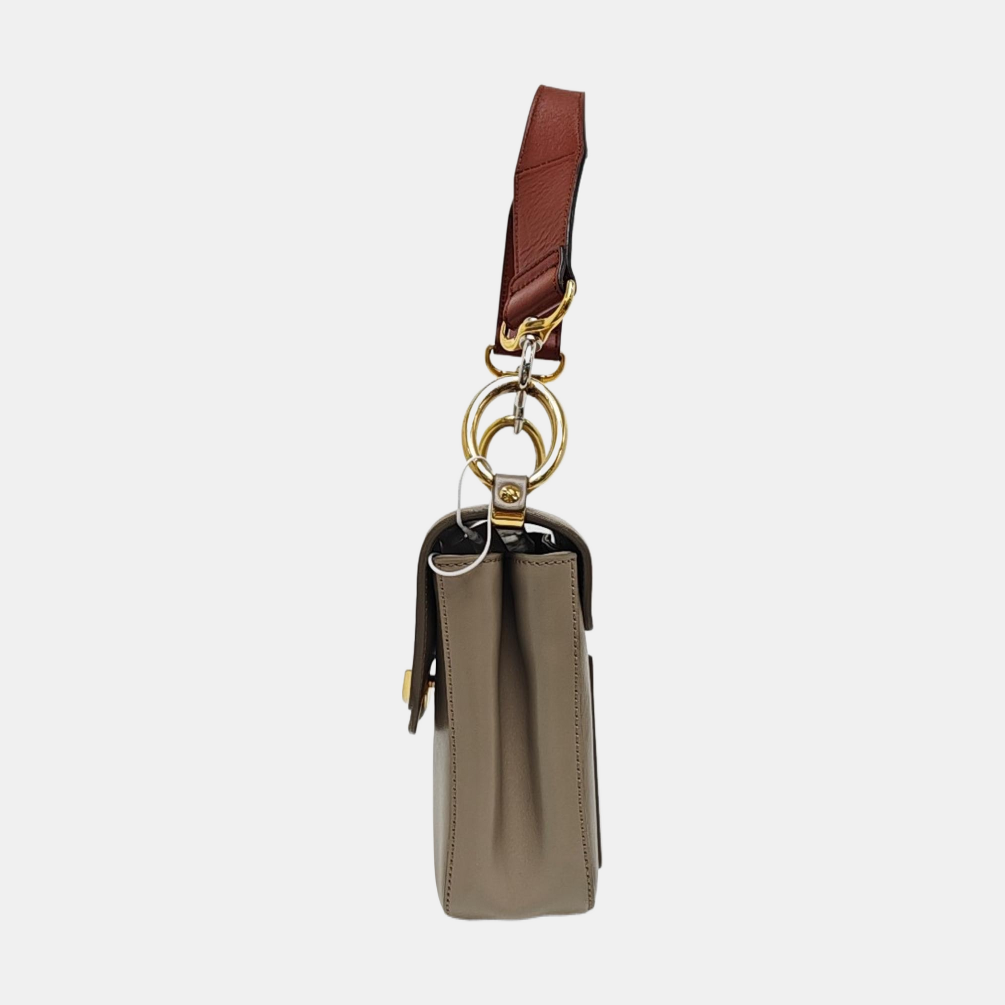 Chloé C Small Calfskin Gray