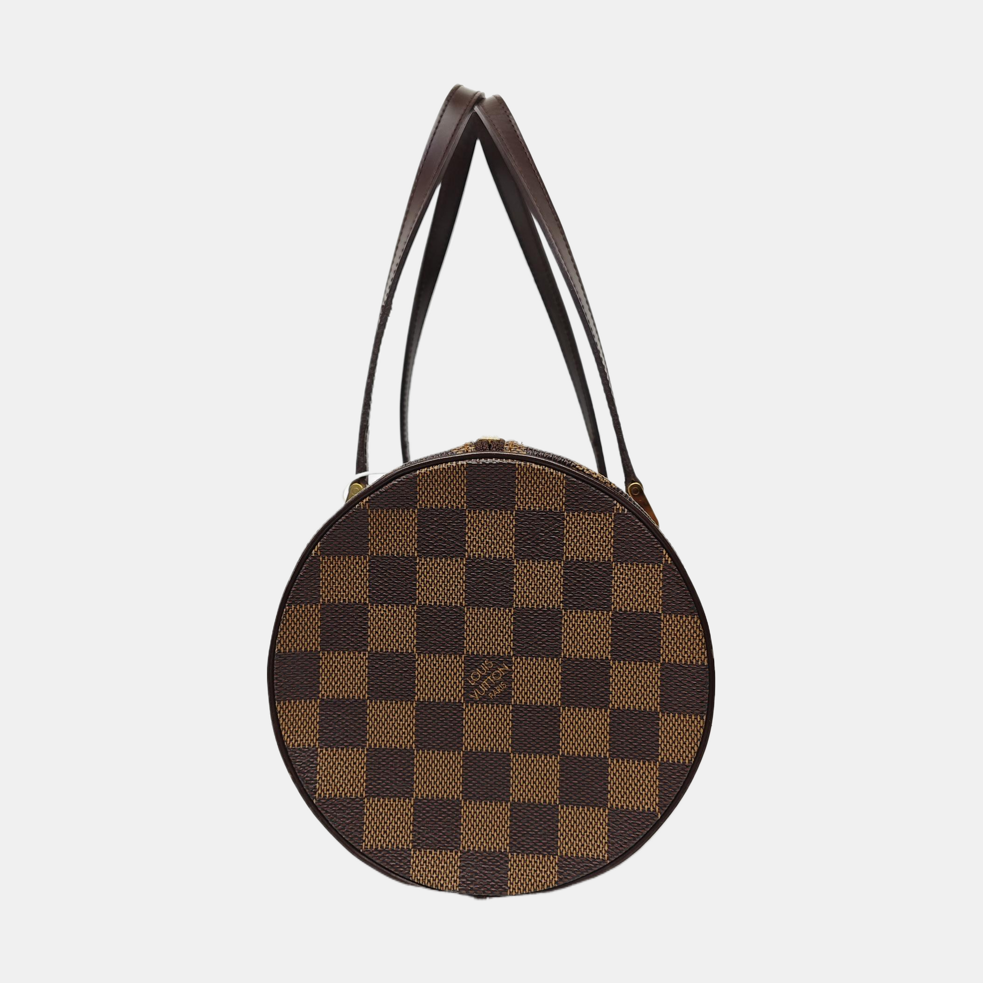 PAPILLON 30 Damier Ebene Coated Canvas Brown