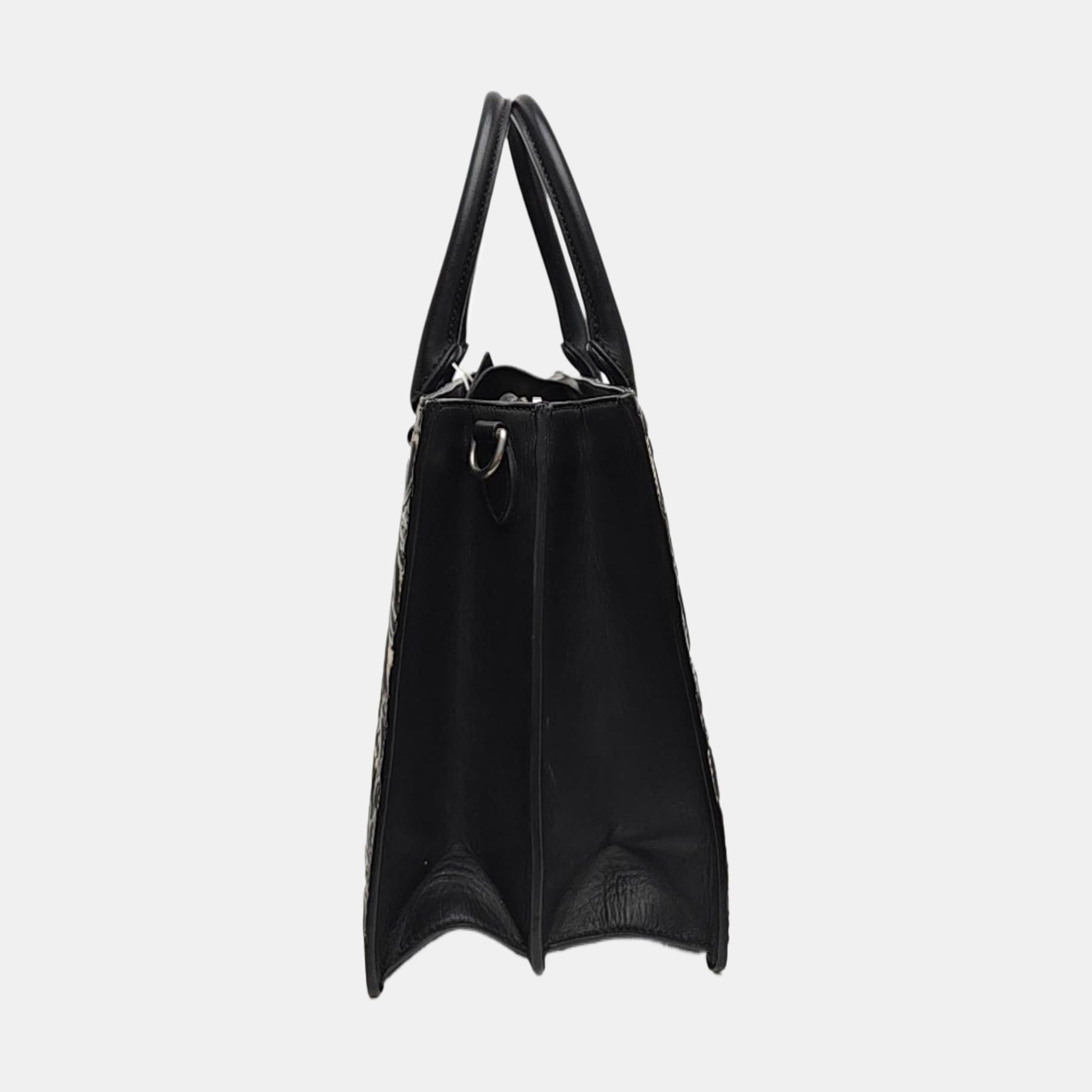 Monogram Coated Canvas Tote Bag Beige