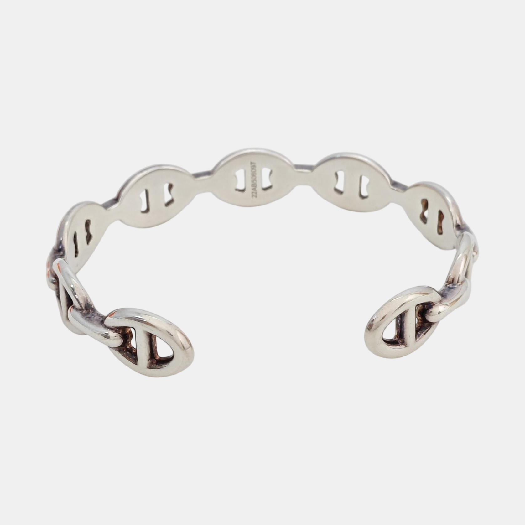 Chaine D'ancre Enchainee 925 Sterling Silver Bangle