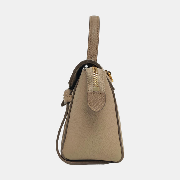 BELT PICO Calfskin Beige