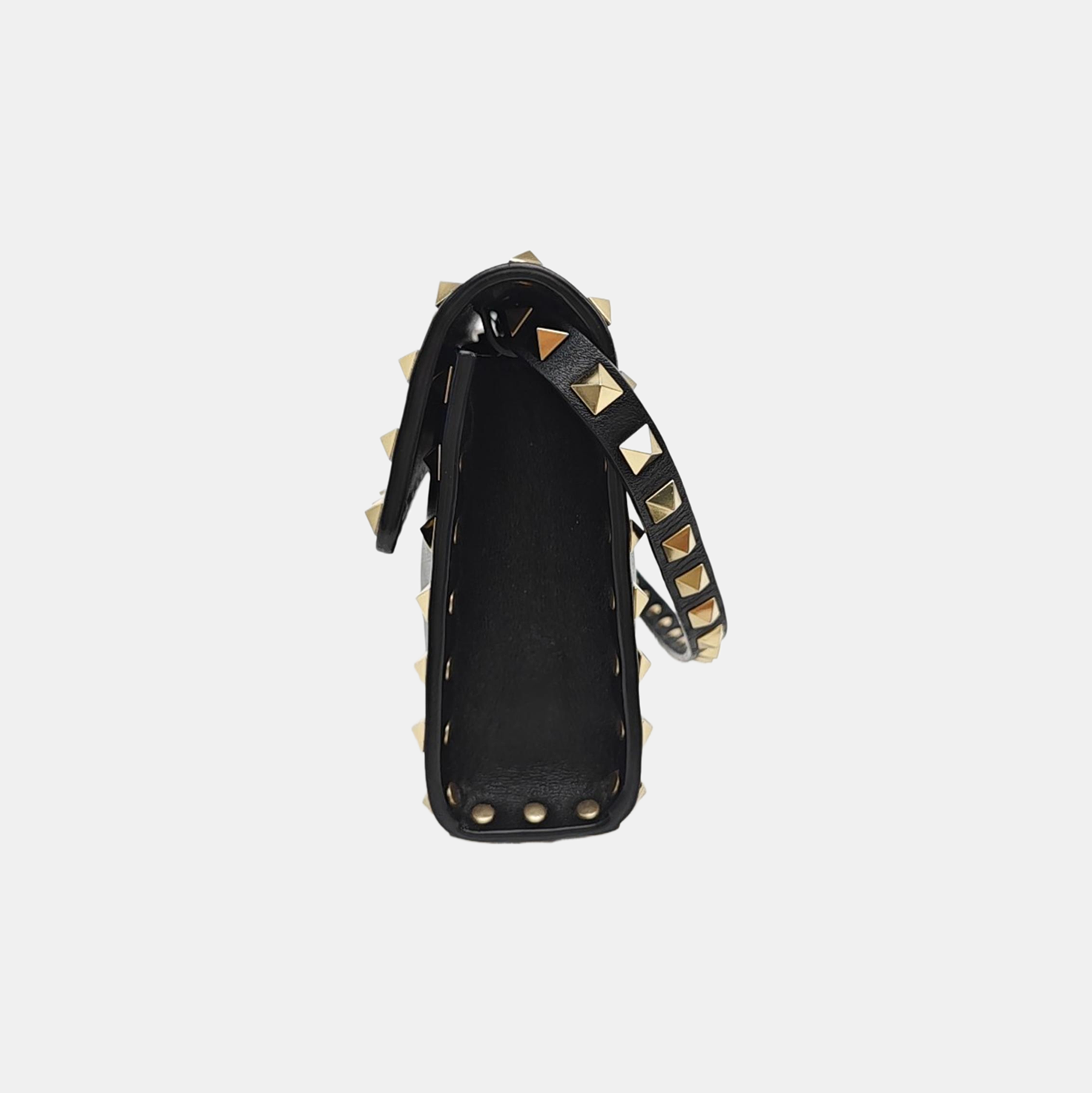 Calfskin Shoulder Bag Black