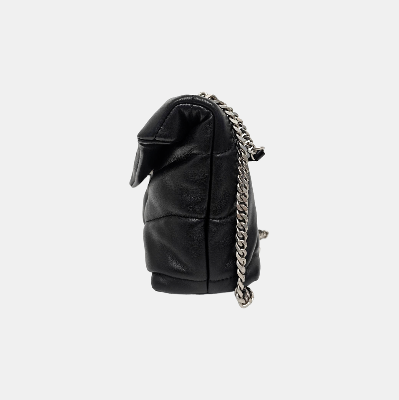 PUFFER TOY Mini Quilted Lambskin Black