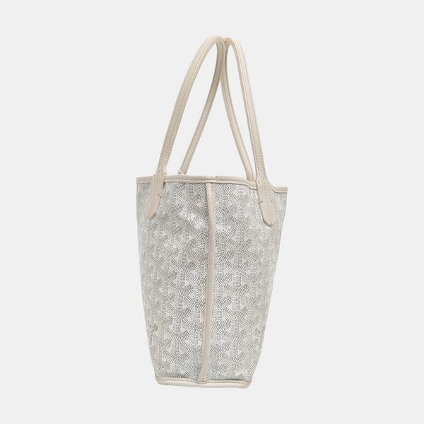 Anjou Mini Coated Canvas White