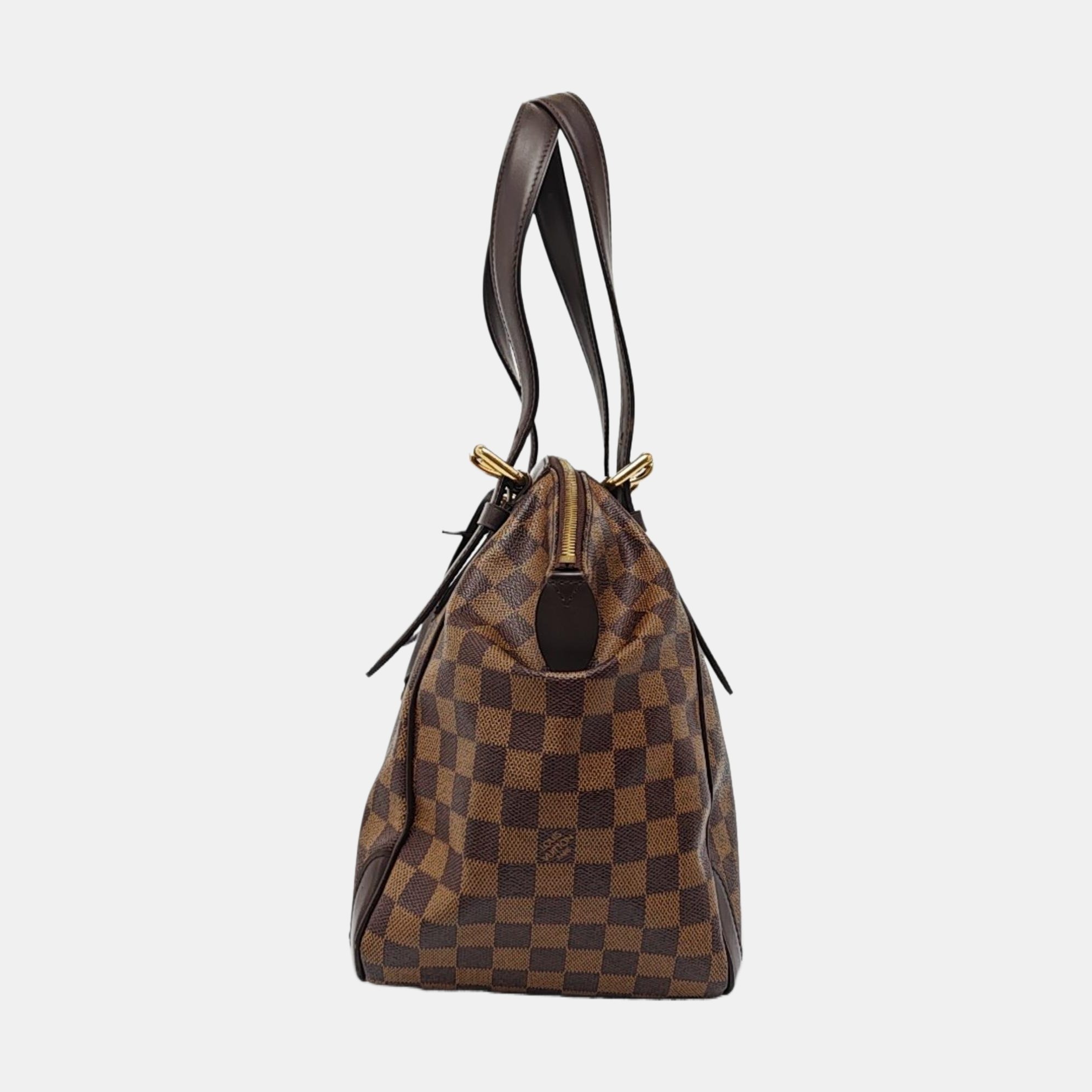 VERONA MM Damier Ebene Coated Canvas Brown
