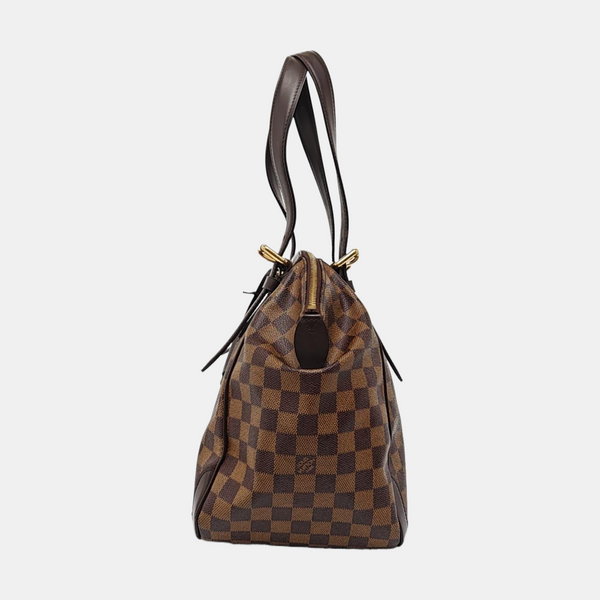 VERONA MM Damier Ebene Coated Canvas Brown