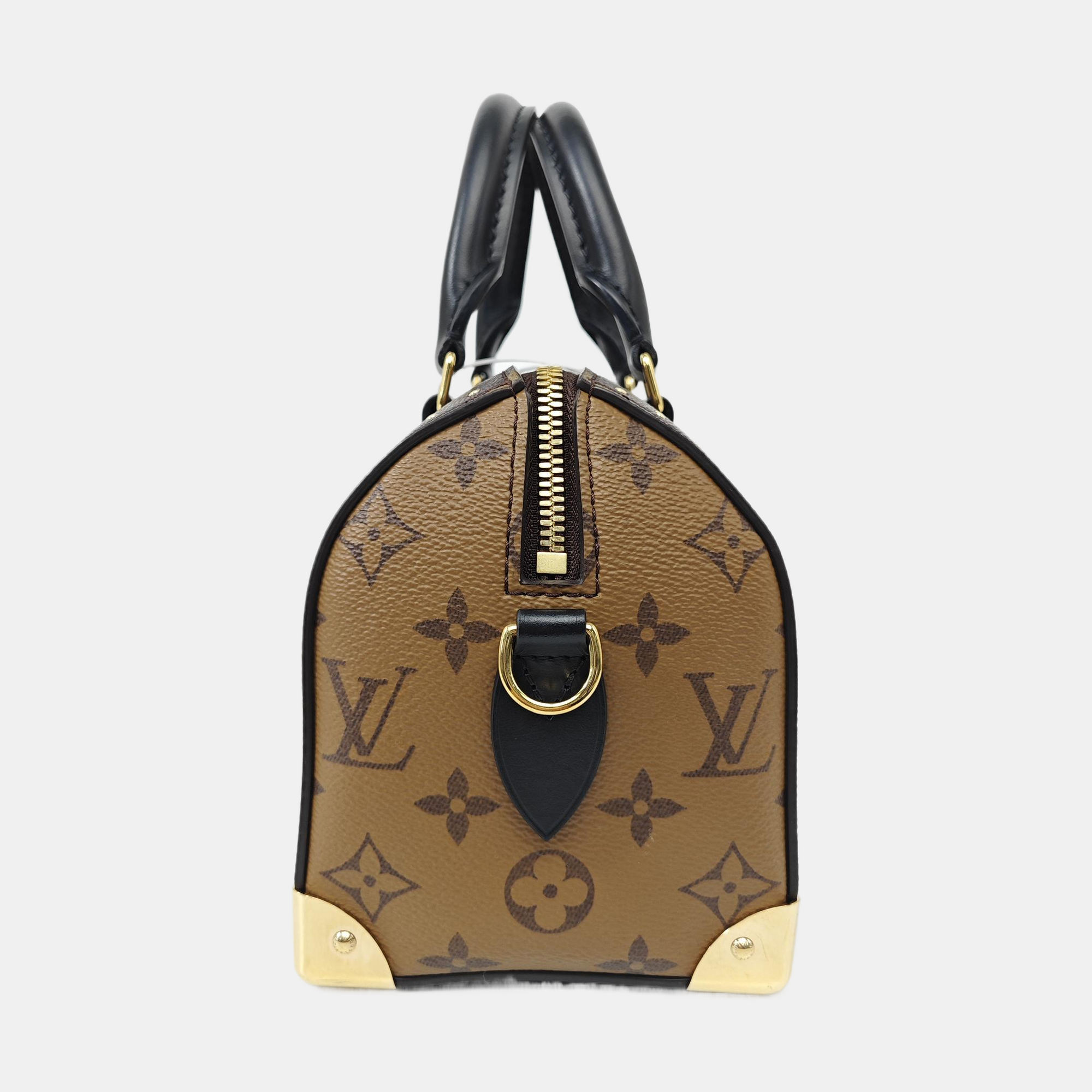 SPEEDY TRUNK 20 Monogram Coated Canvas Brown