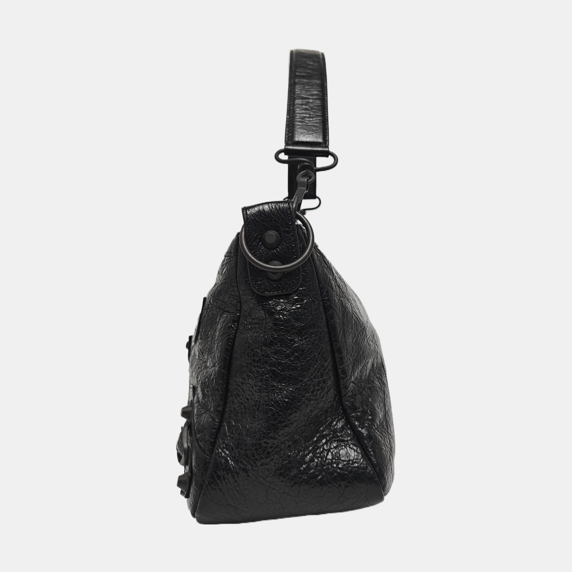 Lambskin Shoulder Bag Black