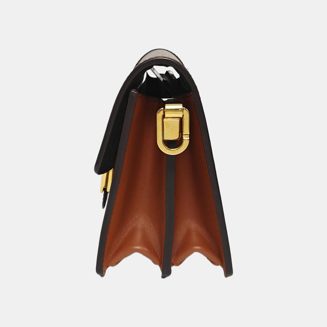 DAUPHINE Mini Monogram Coated Canvas Brown