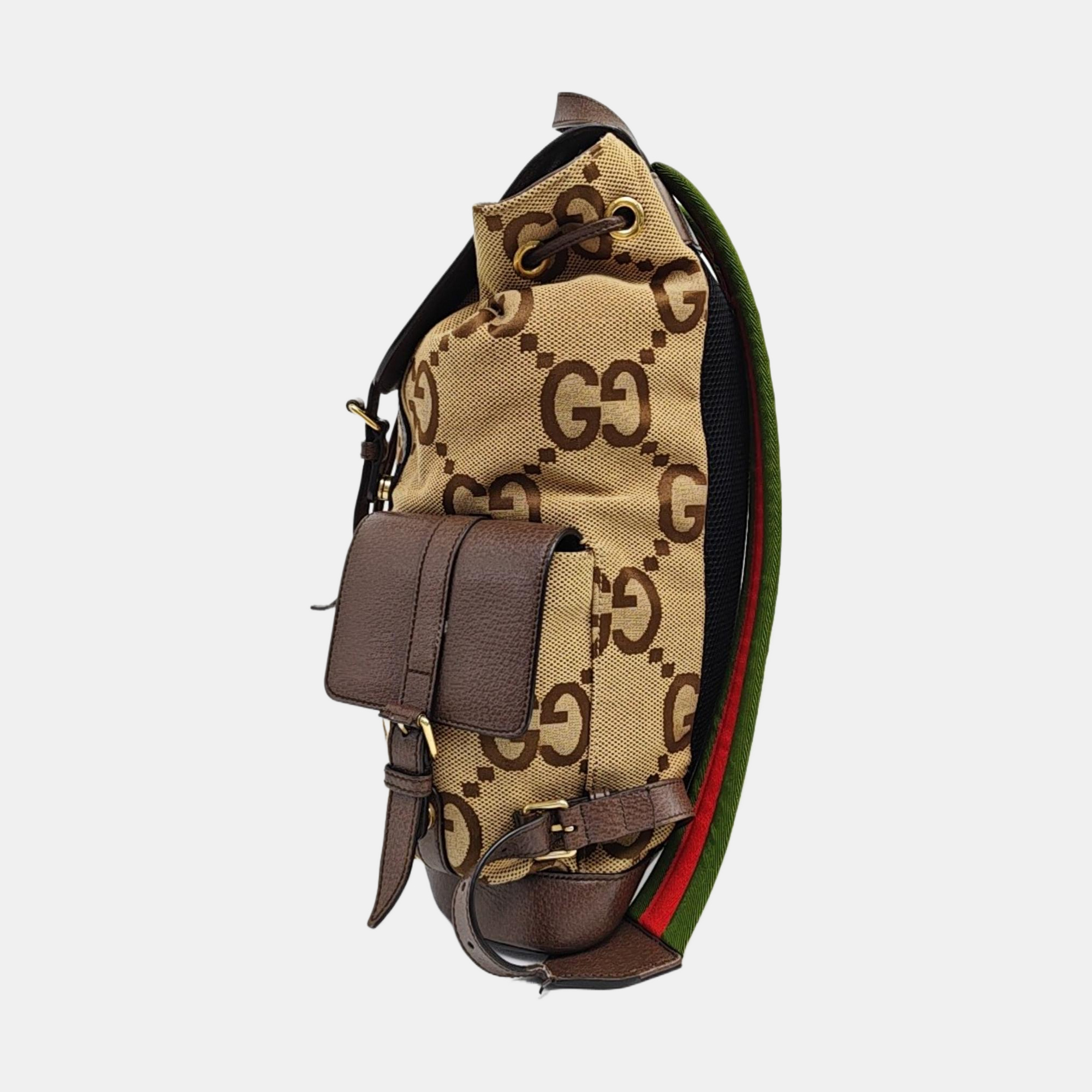 Monogram Canvas Backpack Beige