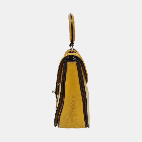 Calfskin Shoulder Bag Yellow
