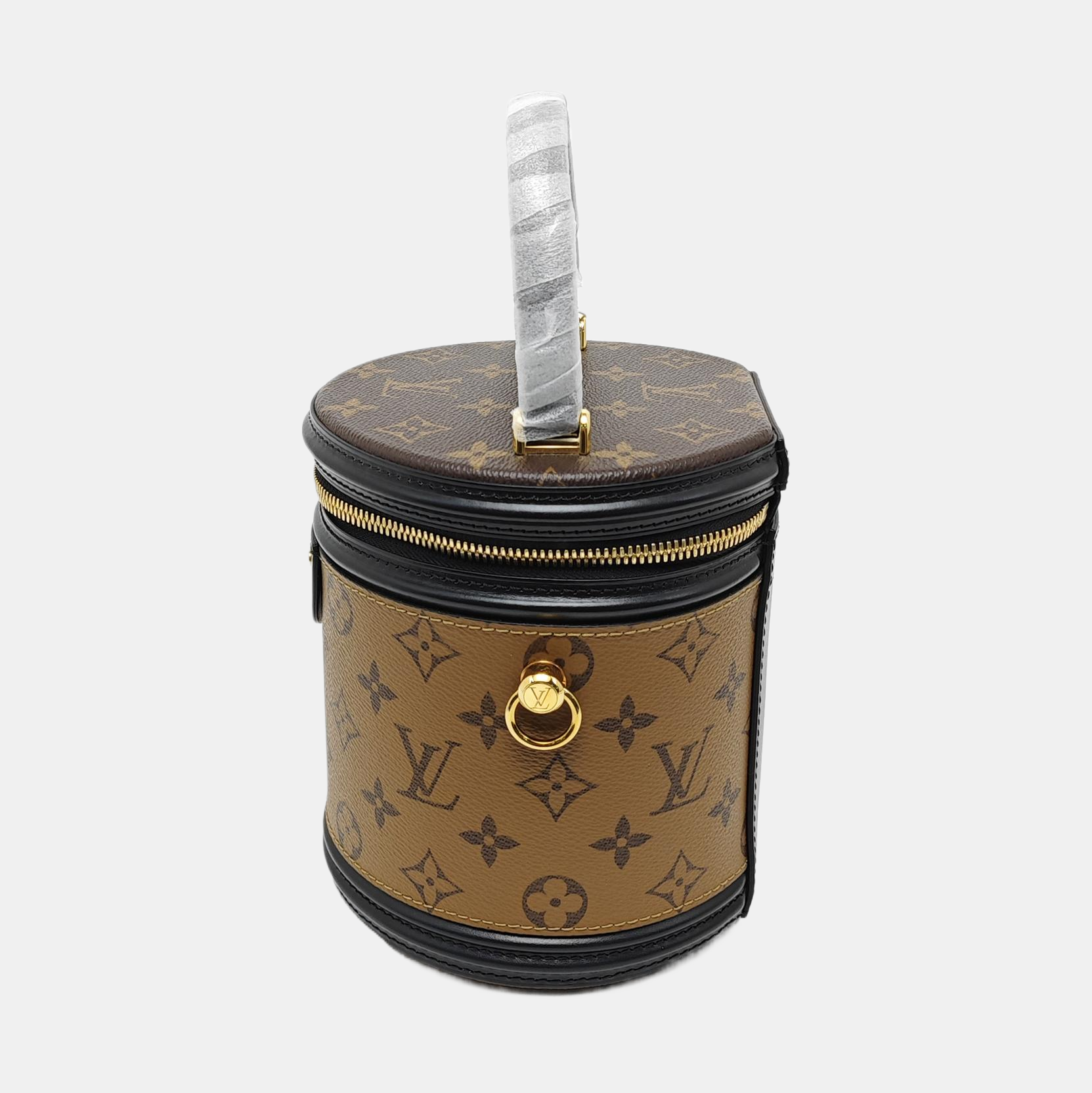 CANNES PM Monogram Coated Canvas Brown
