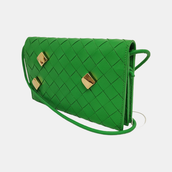 The Pouch Mini Lambskin Green