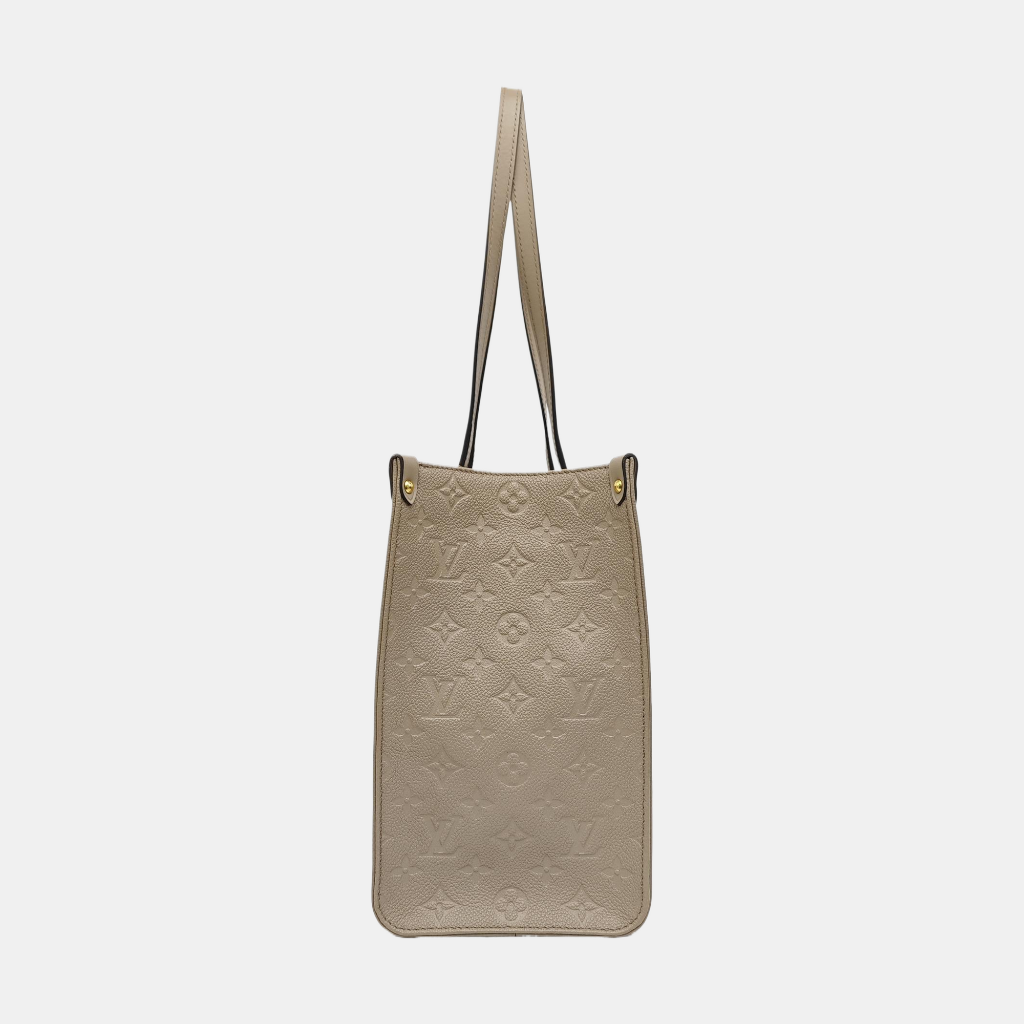 ONTHEGO MM Monogram Calfskin Gray